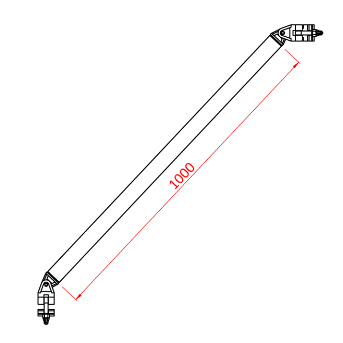 Doughty Aluminium Braced Boom Arms - imagen 3