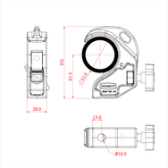 Doughty Twenty Clamp Black - imagen 3