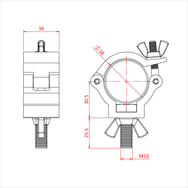 Doughty Atom Hook Clamp - imagen 3
