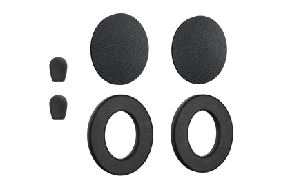 Kit de higiene Sena para Tufftalk que muestra componentes de repuesto sobre fondo blanco