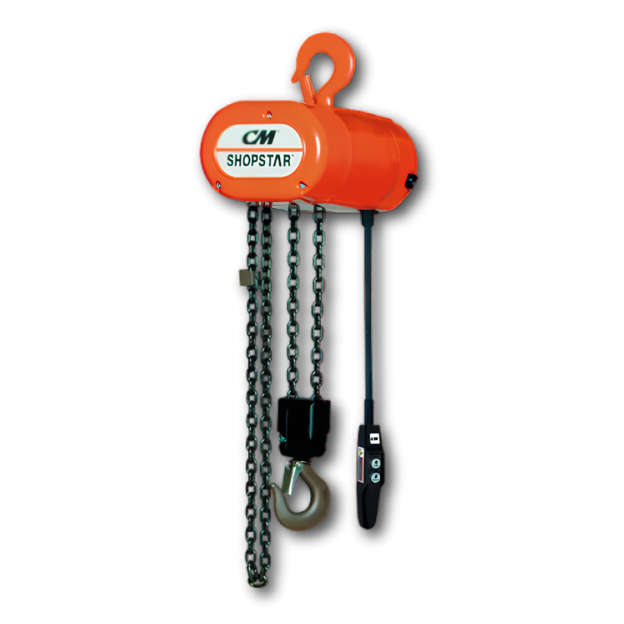 CM ShopStar Electric Chain Hoist - 1000lb