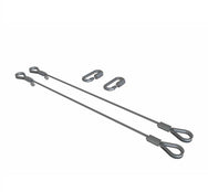 Adaptive Technologies Group FC 3/16 in wire rope sling showing ferrule and eye end versions