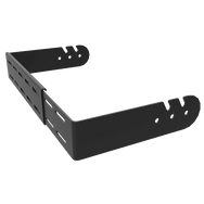 Adaptive Technologies Group AJ adjustable width speaker mount, black U-shaped bracket with slotted arms