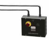Adaptive Technologies Group ATG-WC-2CH wall switch control box with red stop button and cables