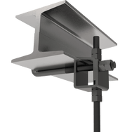 Adaptive Technologies Group off-set hang point beam clamp on an I-beam with threaded rod and hex nuts - imagen 3