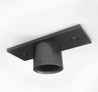 Adaptive Technologies Group MP-1.5NPS-TA black mounting plate with large threaded pipe socket