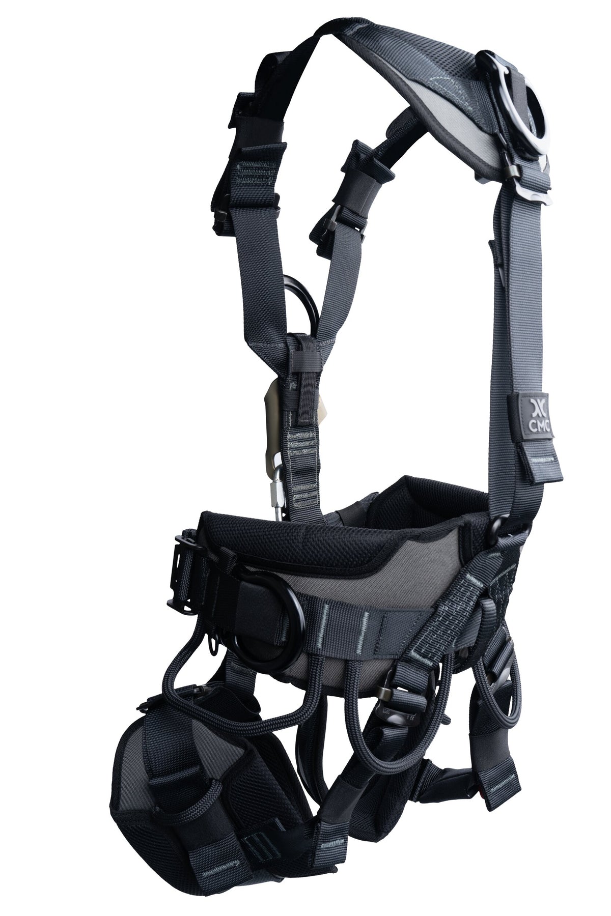 CMC ATOM Access Harness, rope access sit harness with padded waist belt, rear view - imagen 5