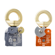 CMC AZTEK Double Pulleys, double sheave pulley for mechanical advantage, rear view - imagen 5