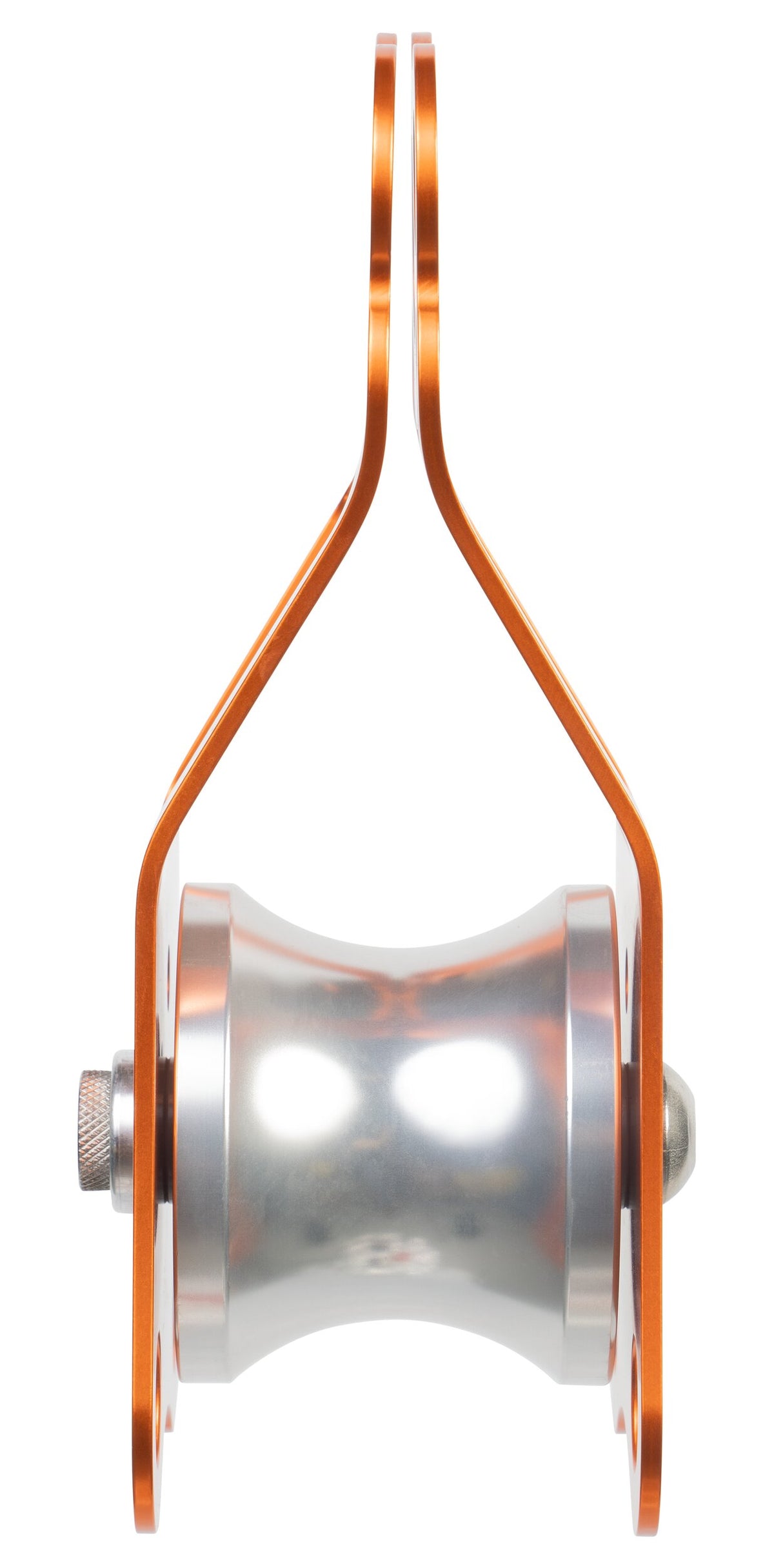 CMC Kootenay Ultra Pulley, large-sheave pulley for knot passing, side view - imagen 4