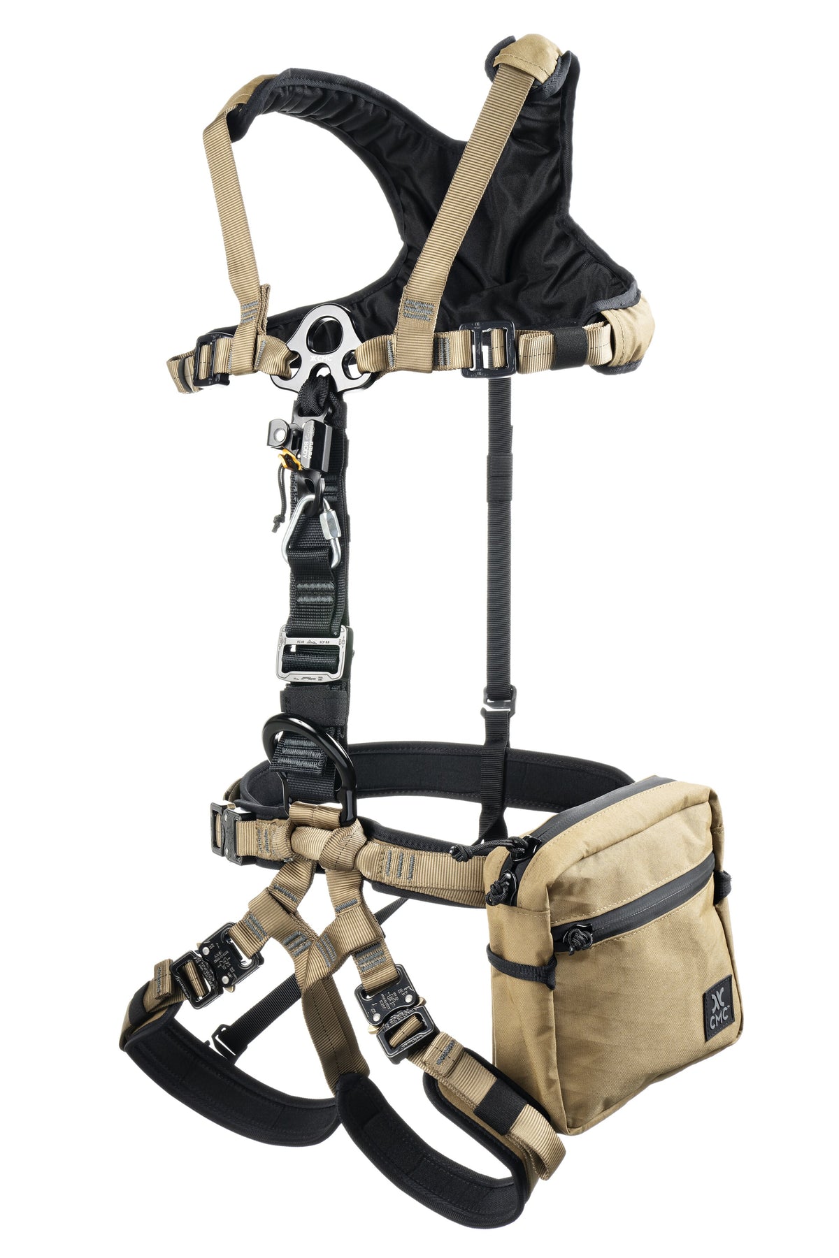 CMC Outback Convertible Harness, convertible full-body rescue harness with adjustable straps, product view 15 - imagen 14
