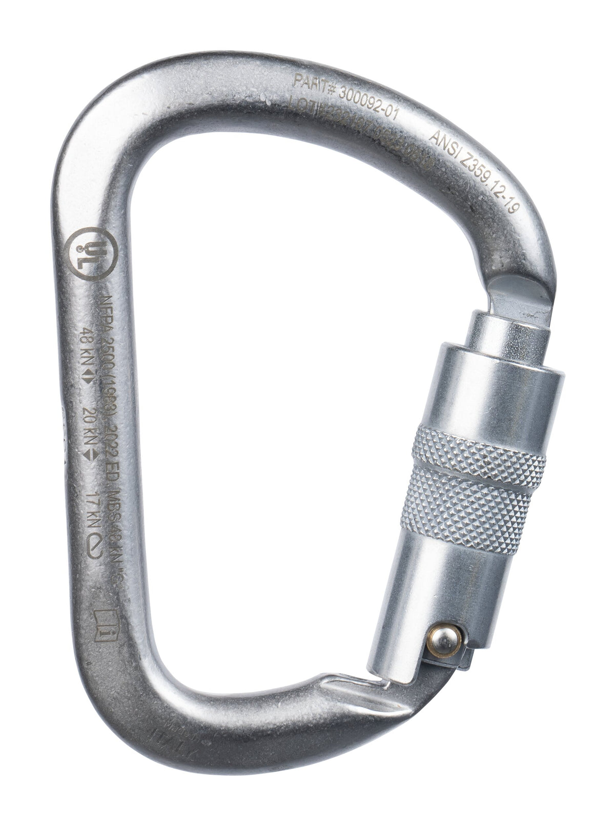 CMC Prosteel Carabiners, steel locking carabiner with high strength rating, SKU 300092, shown in use - imagen 7