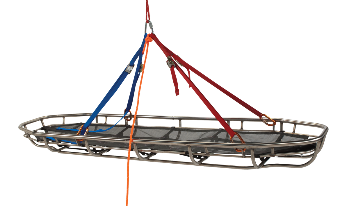 CMC Rescue Litter Harness, adjustable litter bridle for vertical and horizontal lifts, alternate view - imagen 2