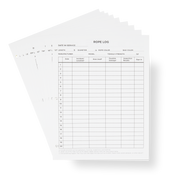 CMC Rope Log Inspection Record Book, rope log inspection record book, alternate view - imagen 2