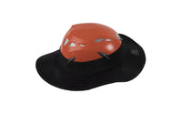 CMC Sunbrero, wide-brim sun shade that attaches to a helmet, SKU 492155, shown in use - imagen 7