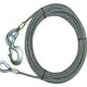 Levante todo el cable de extensión de 7/16" 6X19 Fc con gancho y pestillo en un extremo Guardacabo en el otro extremo