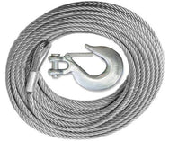 Cable de extensión 6X19 Fc con gancho y pestillo en un extremo Dedal en el otro extremo