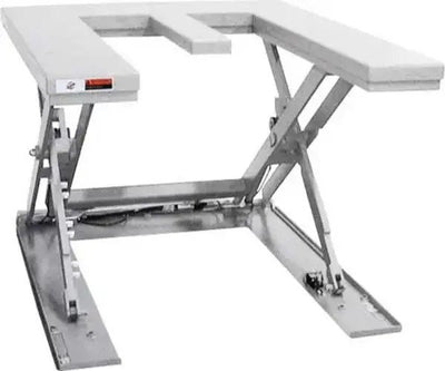 Mesa elevadora electrónica de acero inoxidable