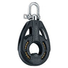 Harken 125mm Black Magic Single Pulley - Swivel– Harken 125mm Black Magic Single Pulley - Swivel: Black Magic Air pulleys excel in managing high dynamic and static loads, particularly in situations with friction challenges, thanks to their impressive strength-to-weight ratios and free-rolling, high-load roller bearings. The pulley shackle provides dual-direction locking or swiveling to prevent rope twisting. – Now available at MTN Shop US.