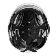 Black and silver helmet on a white background - imagen 6
