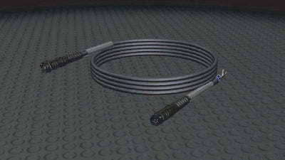 Motion Labs P14 Hoist Overmold Multicable coiled, with a connector on each end