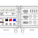 Motion Labs Rolling Rack PDU with Power Meter, 5W Cam In/Thru