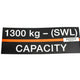 CM Capacity Label D8+ Model R