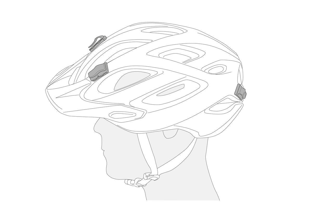 Petzl UNI ADAPT Headlamp Clip – Adhesive clip for mounting a Petzl headlamp on any type of helmet (pack of 4). Four adhesive clips for mounting a Petzl headlamp on helmets that do not have clips. – Now available at MTN Shop US. - imagen 2