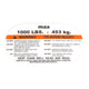 CM Capacity Warning Label (1000 Lbs) Prostar