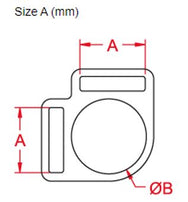 King 2 Lights Ring Dimensions