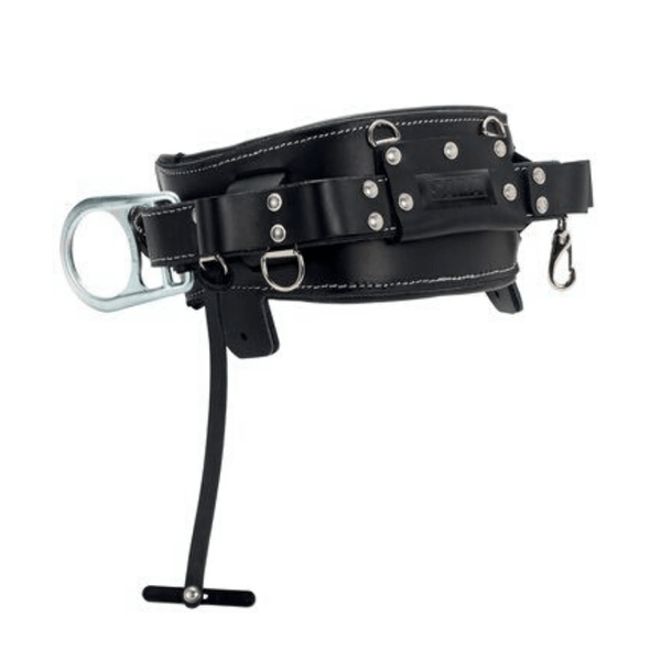 3M™ DBI-SALA® ExoFit NEX™ Lineman Arc Flash Harness with 2D Belt - Tongue Buckle Style Lineman Belt and S-Shaped Full-Floating D-ring (Side View)