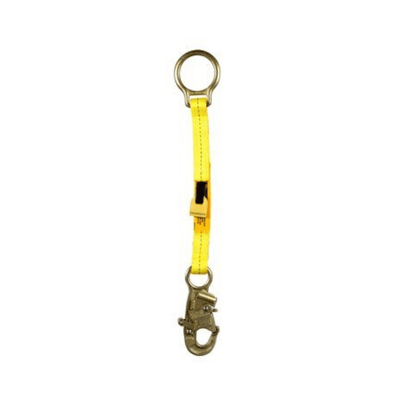 Extensión de anillo en D 3M™ DBI-SALA®: vista frontal con gancho de presión y punto de conexión de anillo en D
