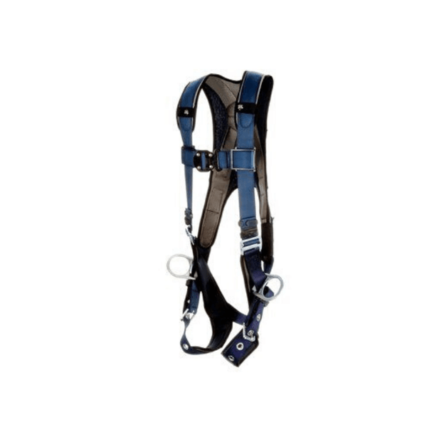 3M™ DBI-SALA® ExoFit™ Plus Comfort Vest-Style Positioning Harness - Side View with Quick Connect Chest and Tongue Buckle Leg Connections and Side D-rings