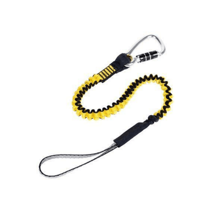 Correa elástica para herramientas 3M™ DBI-SALA® Hook2Loop: servicio mediano con mosquetón con cierre giratorio y bucle de red