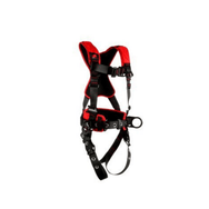 3M™ Protecta® Comfort Construction Style Positioning/Climbing Harness - Side View with Pass-Through Chest and Tongue Buckle Leg Connections, Front D-ring and Body Belt/Hip Pad with Side D-rings - imagen 2