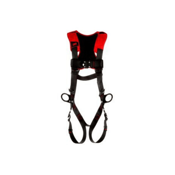 3M™ Protecta® Comfort Vest-Style Positioning Harness - Front View with Quick Connect Chest and Leg Connections and Side D-rings