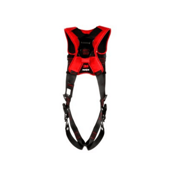 3M™ Protecta® Comfort Vest-Style Climbing Harness - Rear View with Back D-ring and Fixed Dorsal D-ring