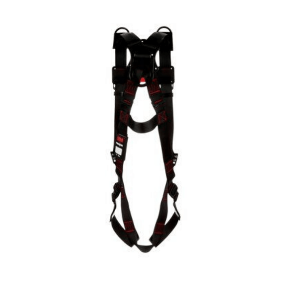 3M™ Protecta® Vest-Style Retrieval Harness - Rear View with Back D-ring and Fixed Dorsal D-ring