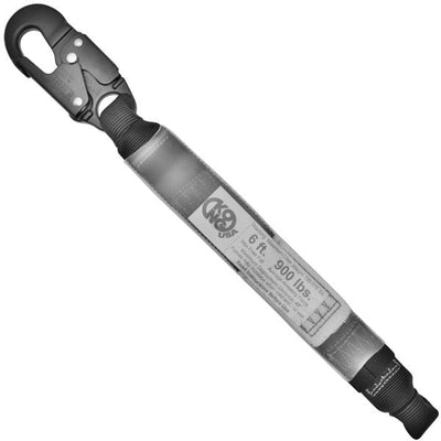 Mosquetón de aluminio negro