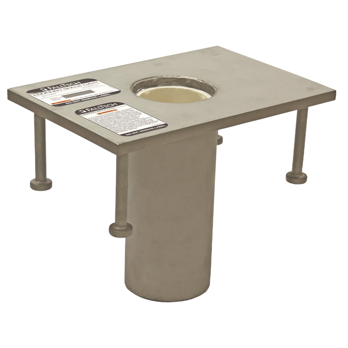 FallTech Flush-mount Stainless Steel Cast-in Fixed Davit Base