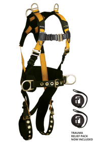 Steel 5D Construction Retrieval Full Body Harness