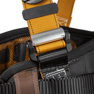 Construction Belted Full Body Harness, Tongue Buckle Leg Adjustment