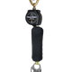 Mini SRL personal Arc Flash de 6' con gancho de seguridad de acero, incluye mosquetón de conexión dorsal de acero