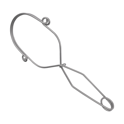 Anclaje manual con forma de alambre