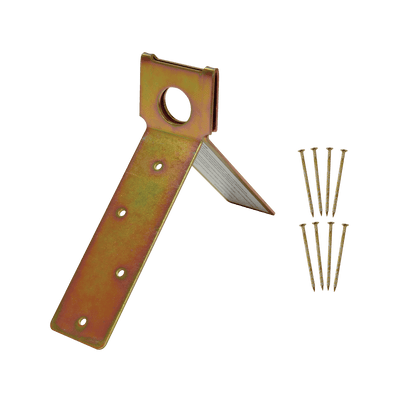 Anclaje de cumbrera de techo de madera de un solo uso