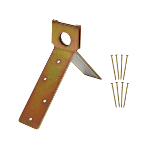 Anclaje de cumbrera de techo de madera de un solo uso