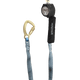 Mini SRL personal WrapTech® de 9' con mosquetón de acero de 5k, incluye mosquetón de conexión dorsal de aluminio