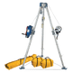 11' Confined Space Tripod System with 60' Stainless Steel SRL-R and Personnel Winch