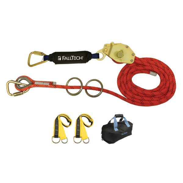 30' Temporary Rope HLL System; 2-person with Kernmantle Rope Media 1 of 1