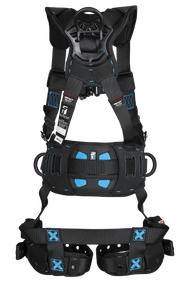 Arnés de cuerpo completo para escalada en construcción