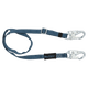5' to 8' Adjustable Length Restraint Lanyard with Steel Snap Hooks